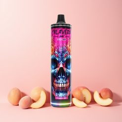 JNR Calavera 11000 Puffar Type-C Laddning 850 mAh 21ml 1.0ohm Mesh Sverige Grossist Persika Is