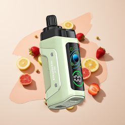 Razz Bar 45000 Puffs 1.0 Ohm Mesh Sveriges Grossist Jordgubb Kiwi